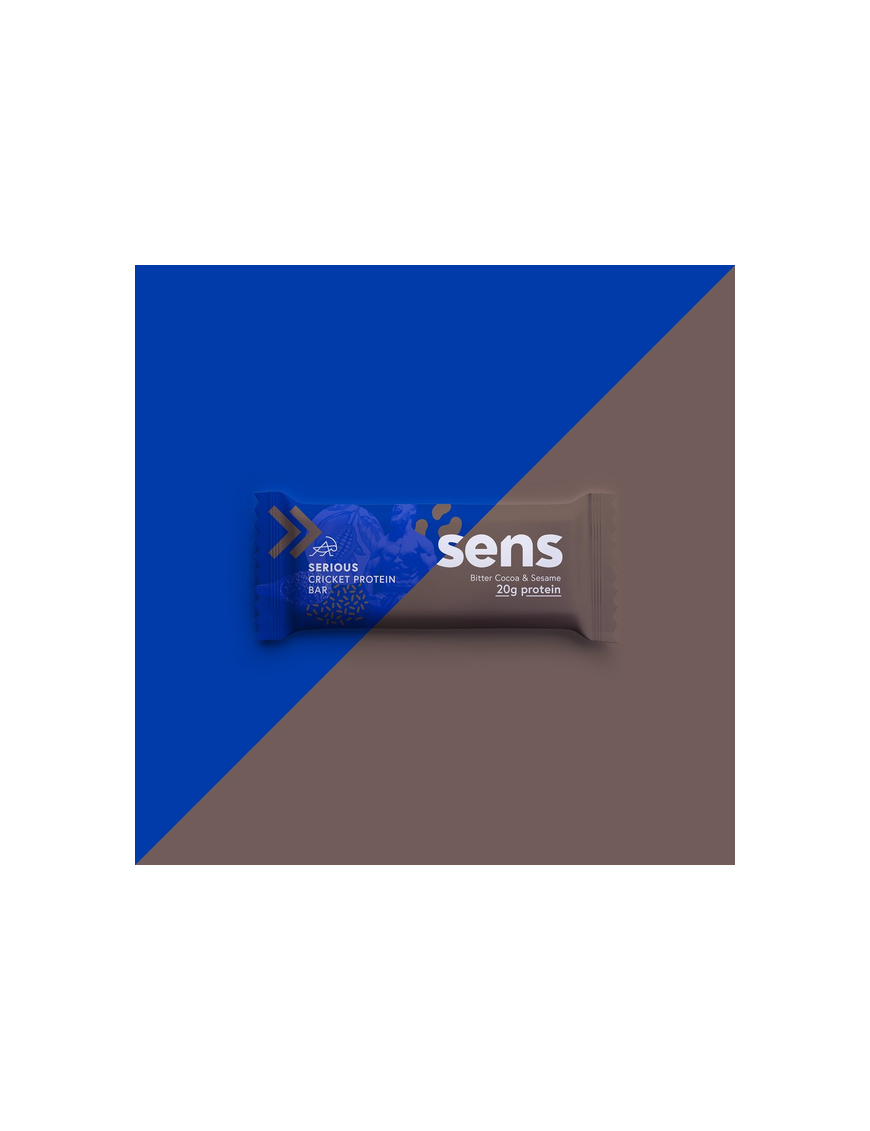 Sens - Serious Cricket Protein Bar Cocoa & Sesame